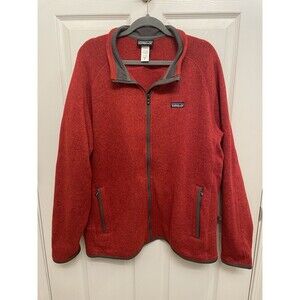 Patagonia Better Sweater Fleece Jacket Mens XL Full Zip Red